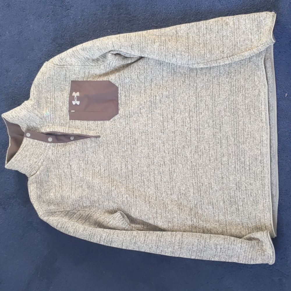 Under armour XL cologear sweatshirt pullover grey